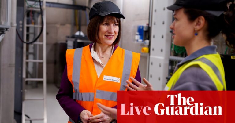 Shadow chancellor warns Reeves over EU ties after Bank chief says Brexit harming economy – as it happened