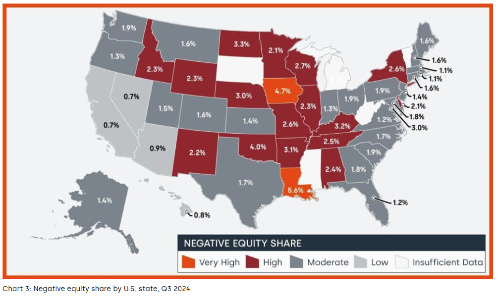 CoreLogic: Almost 1 million Homeowners with Negative Equity in Q3 2024