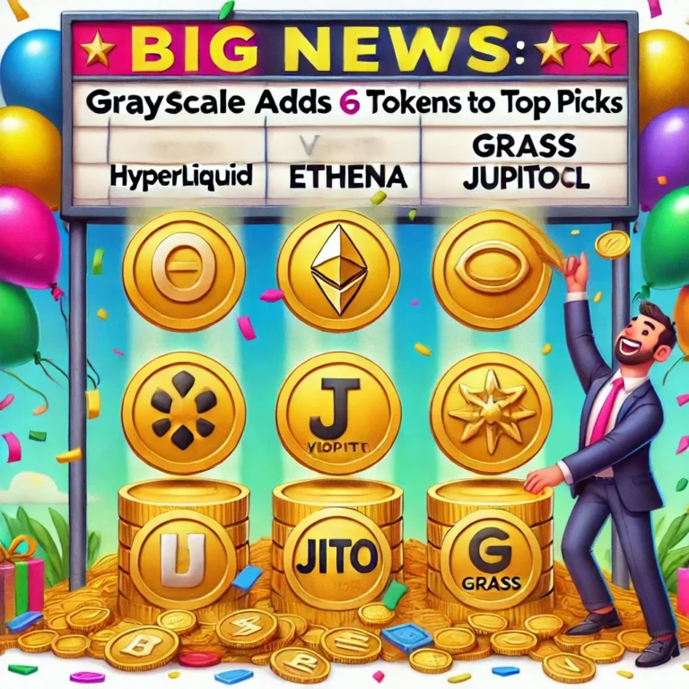BIG NEWS: Grayscale fügt 6 Tokens zu den Top 20 Picks hinzu