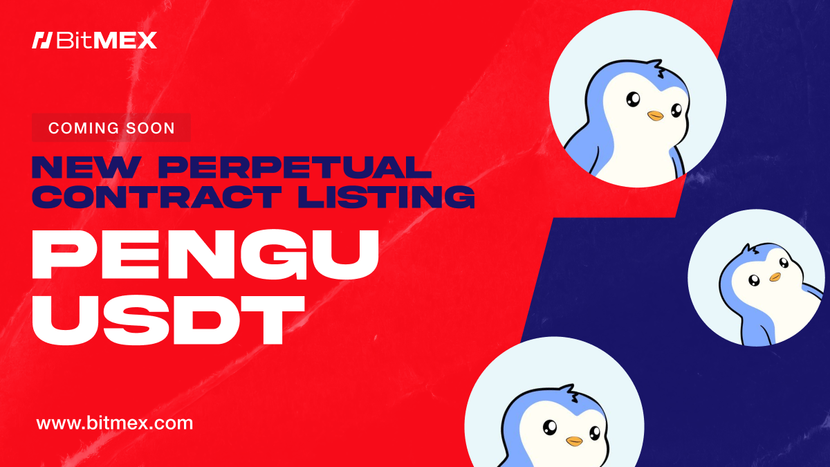 Coming Soon: PENGUUSDT Perpetual Swap Listings With Up to 50x Leverage  | BitMEX Blog