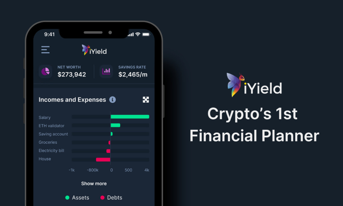 iYield Announces Launch Of Crypto’s 1st Financial Planning Tool