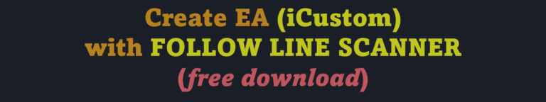 Create EA with Follow Line Scanner indicator (iCustom) (free download indicator)