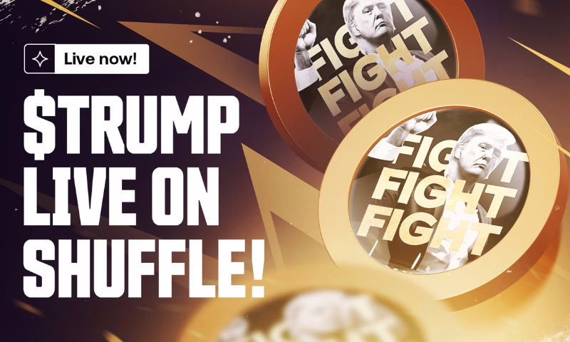 $TRUMP Meme Coin Goes Live on Shuffle – Join the $5,000 “TRUMP IT UP!” | BitcoinChaser