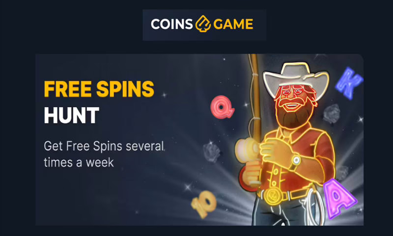 Discover Coins.game & Their Free Spins Hunt | BitcoinChaser