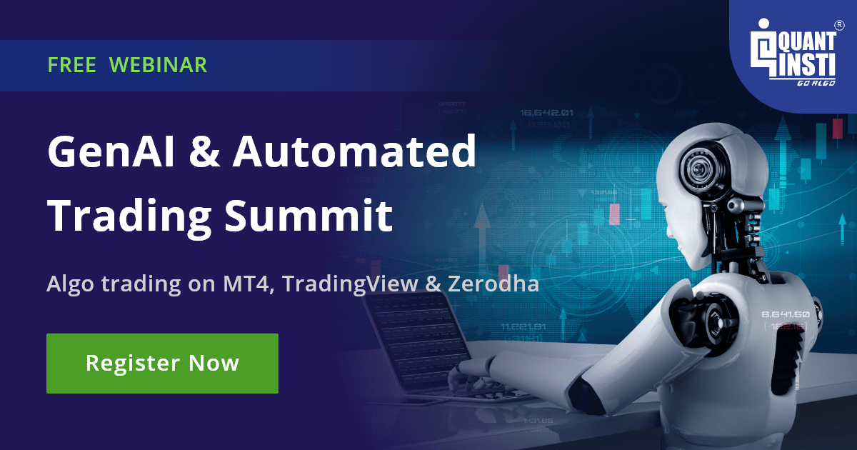 GenAI & Automated Trading Summit: Algorithmic trading on MT4, TradingView & Zerodha
