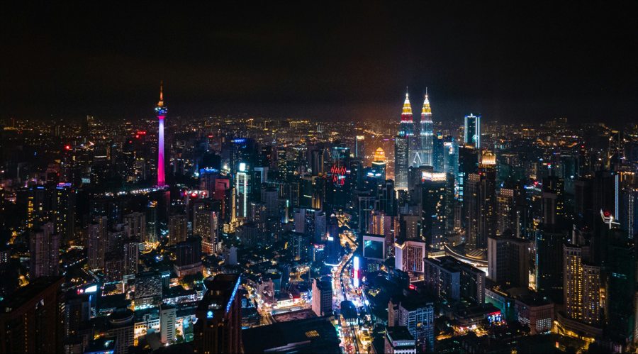 The skyline of Kuala Lumpur
