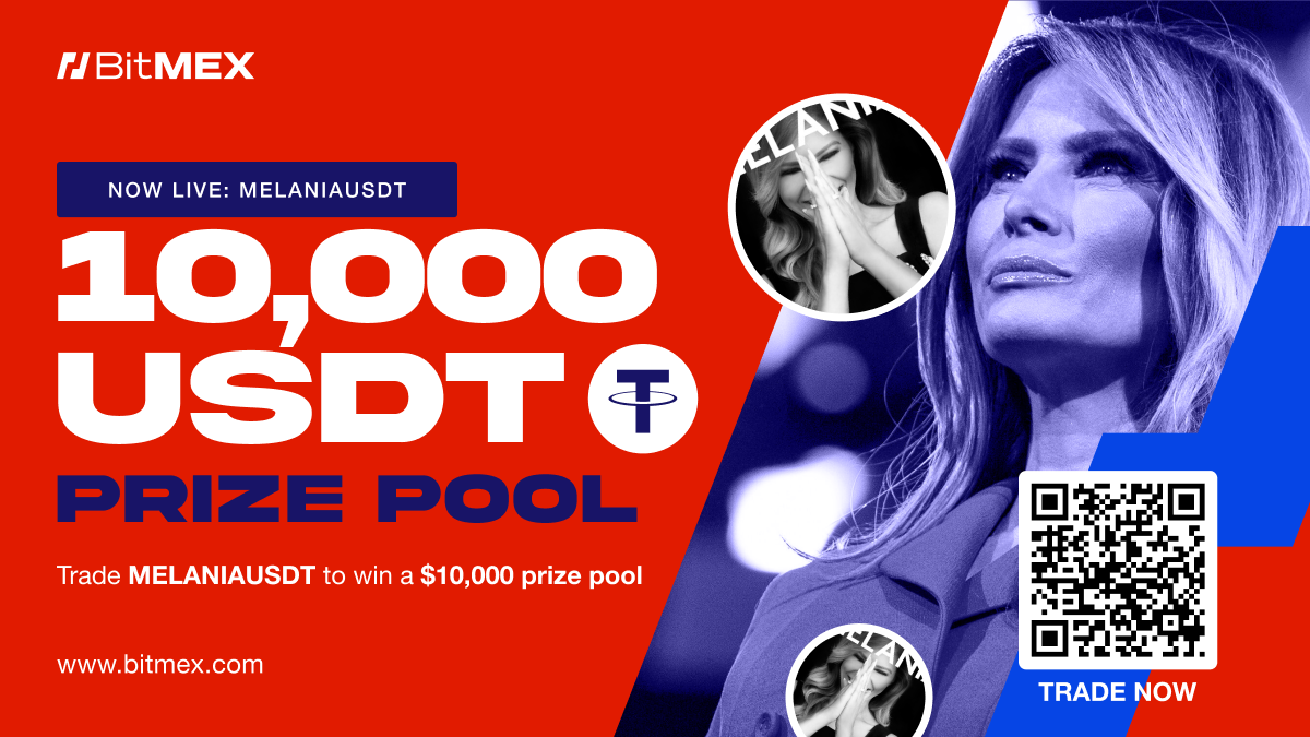 Now Live: Trade the MELANIAUSDT Perpetual Swap Listing to Win Up to $10,000  | BitMEX Blog