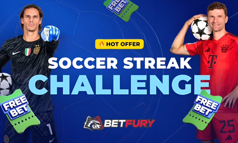 BetFury Soccer Streak Challenge: Bet 7 Days & Earn a Free Bet | BitcoinChaser