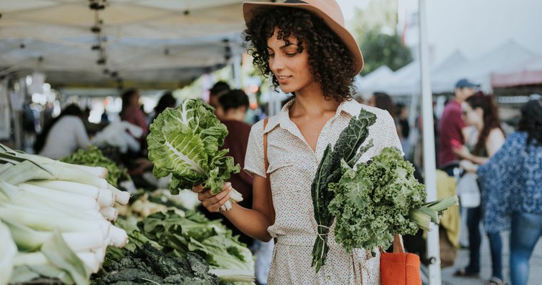 woman at farmer