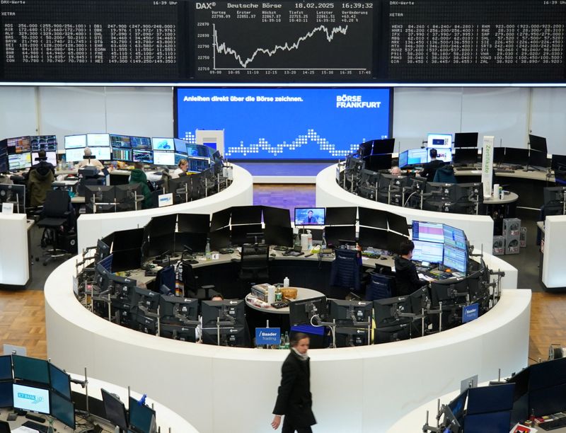 European shares flat at the open