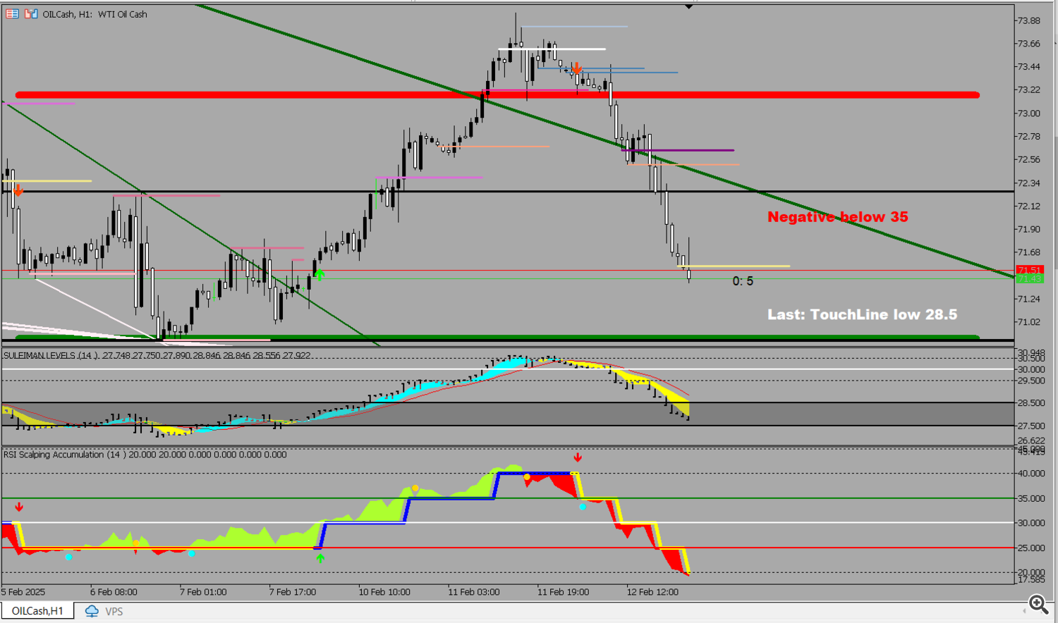 RSI Trend Upgrade with Arrows: Clear Vision and Real Experience – Crude Oil