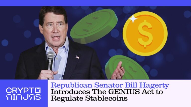 republican-senator-bill-hagerty-introduces-the-genius-act-to-regulate-stablecoins