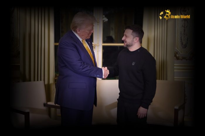 Shocking Claim: Trump Declares Zelensky 'Not Ready for Peace' - Crypto Market Impact?
