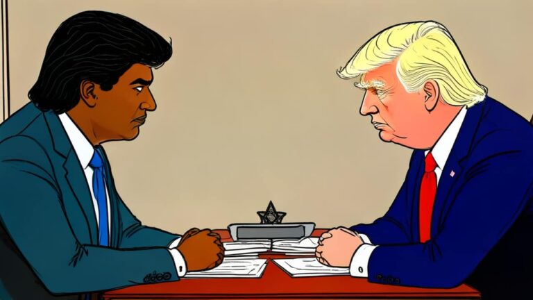 President Trump in negotiations