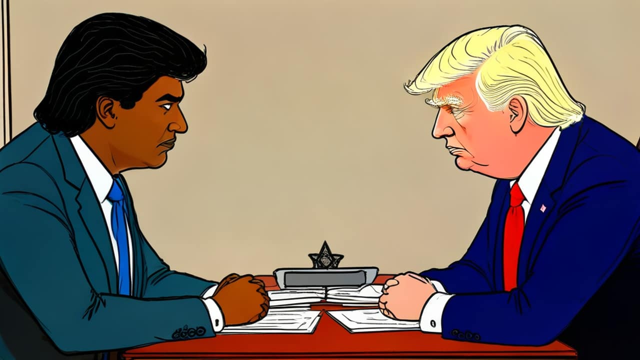 President Trump in negotiations