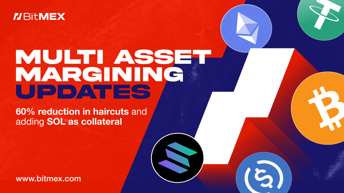 Updates to Multi Asset Margining: 60% Reduction in Haircuts and Adding SOL as Collateral  | BitMEX Blog