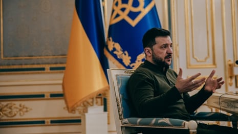 Europe cannot guarantee Ukraine’s security without the US, Zelenskyy says – video