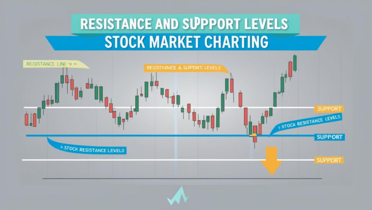 How to draw resistance and support?