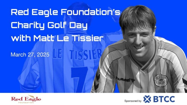 BTCC Exchange Named Headline Sponsor of Red Eagle Foundation's Charity Golf Day Featuring Matt Le Tissier – Press release Bitcoin News