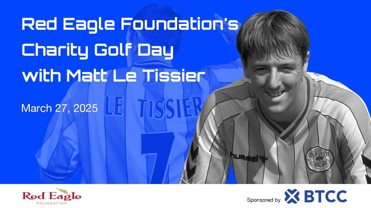 BTCC Exchange Named Headline Sponsor of Red Eagle Foundation's Charity Golf Day Featuring Matt Le Tissier – Press release Bitcoin News