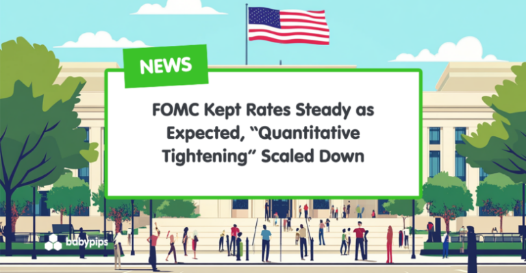 FOMC Kept Rates Steady as Expected, “Quantitative Tightening” Scaled Down