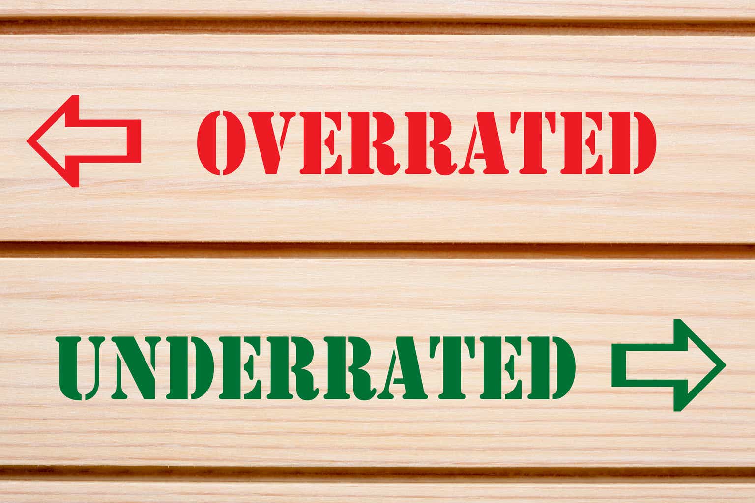2 Very Overrated And 2 Very Underrated High Yield Stocks