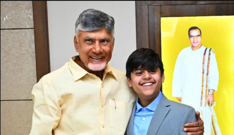Chandrababu Naidu meets Indian-origin teen behind AI heart disease detection app - Equitypandit