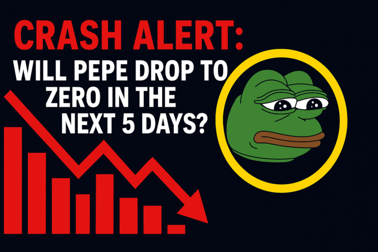 Crash Alarm: Fällt PEPE In Den Nächsten 5 Tagen Auf Null?