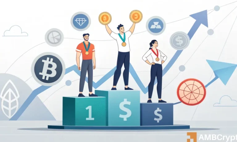 Crypto market’s weekly winners and losers – CAKE, HYPE, PI, JASMY