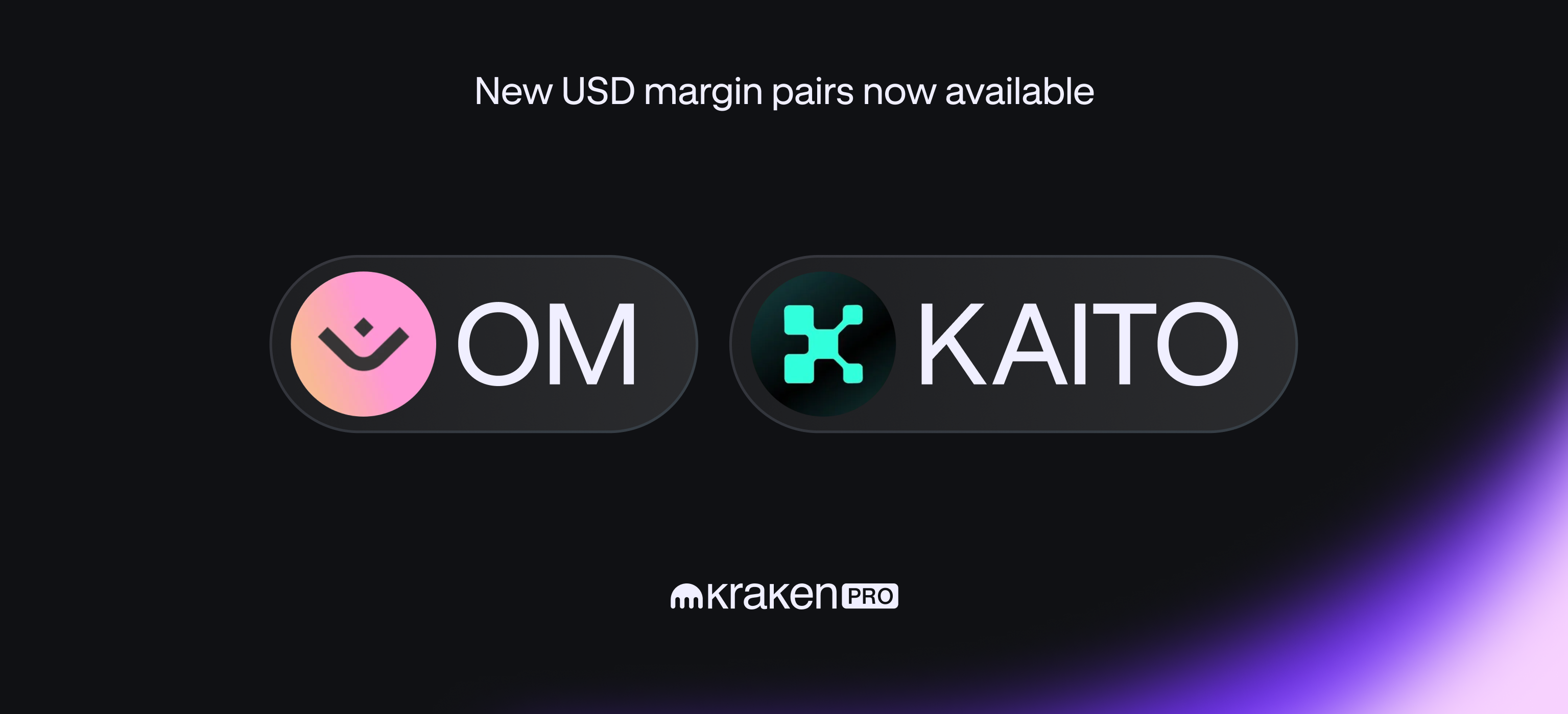 Expanded USD margin pairs available for KAITO & OM!