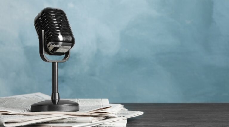 News broadcast voice (Shutterstock)