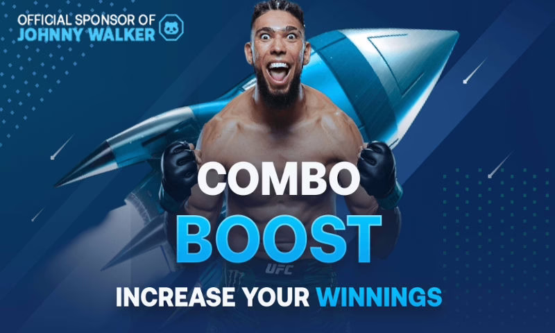 Combo boost promo  banner, betpanda