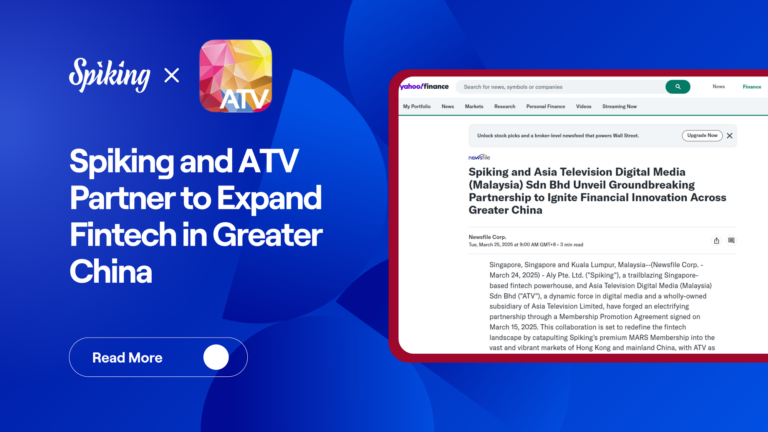 "Spiking Partners with Asia Television to Expand MARS in Greater China