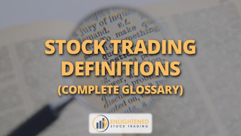 Stock Trading Definitions - Complete Glossary