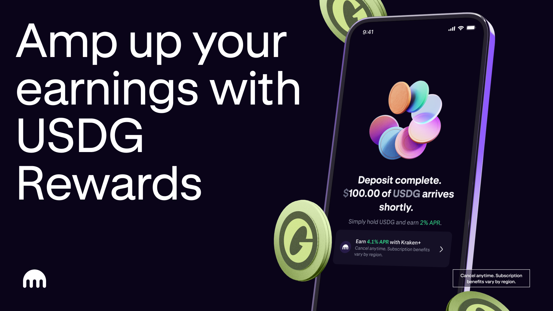 USDG Rewards: Earn up to 4%+ APR in USDG on Kraken