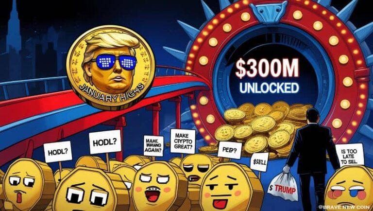 Trump Coin News Today: TRUMP Token Price Crashes 90% as $300M Unlock Stokes Fears of Sell-Off