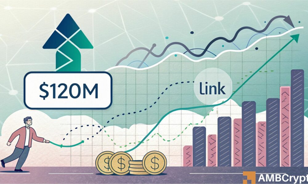 Chainlink bulls are back: Outflows cross $120 mln as LINK targets $16