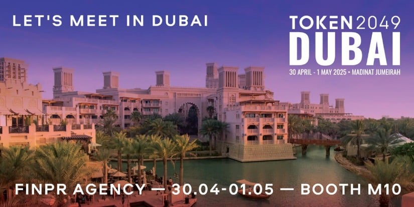 FINPR Agency: Official Silver Sponsor of Token2049 Dubai. Meet the Crypto Marketing Team at Booth M10