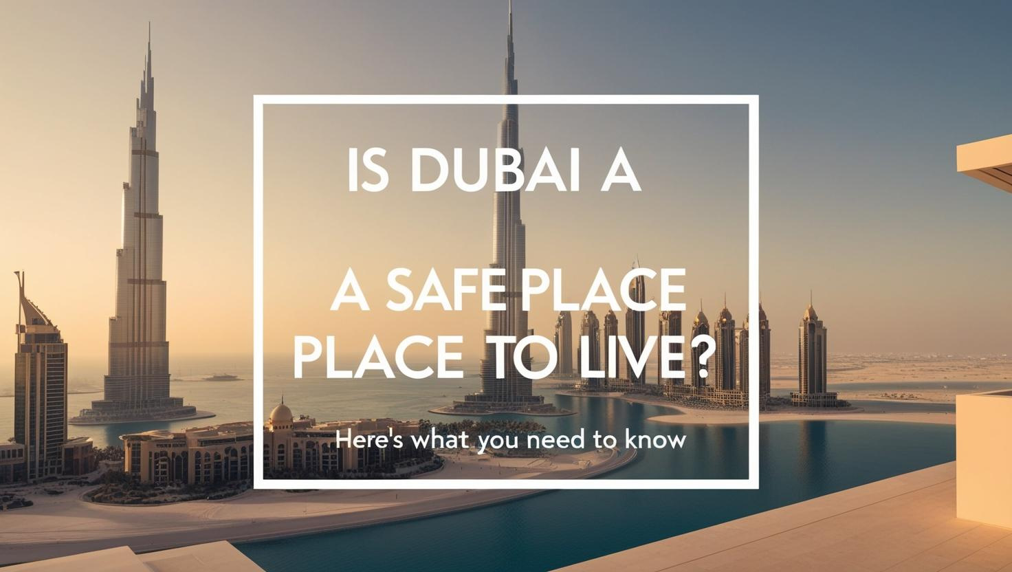 Is Dubai a Safe Place to Live? Here's What You Need to Know