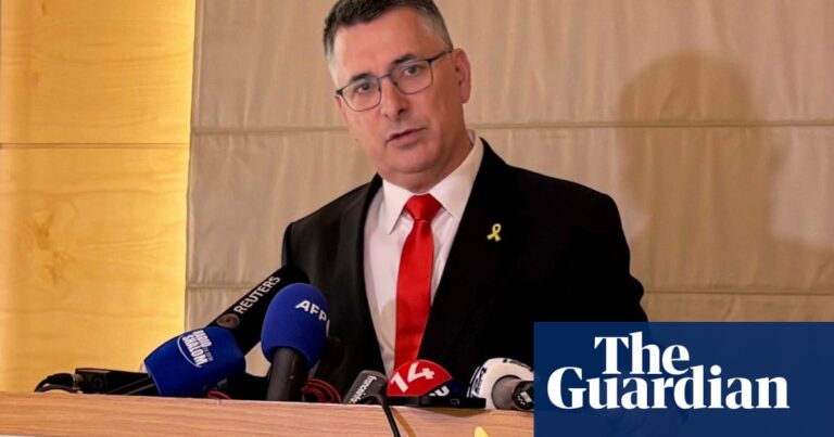 Israeli minister met David Lammy on ‘private’ visit to UK, Foreign Office says