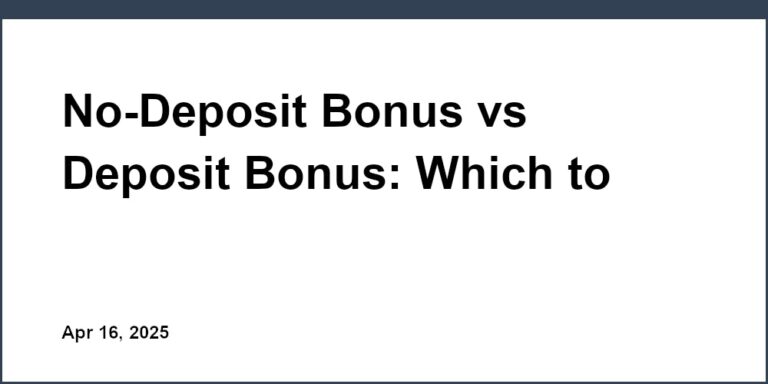 No-Deposit Bonus vs Deposit Bonus: Which to Choose » The Trader In you
