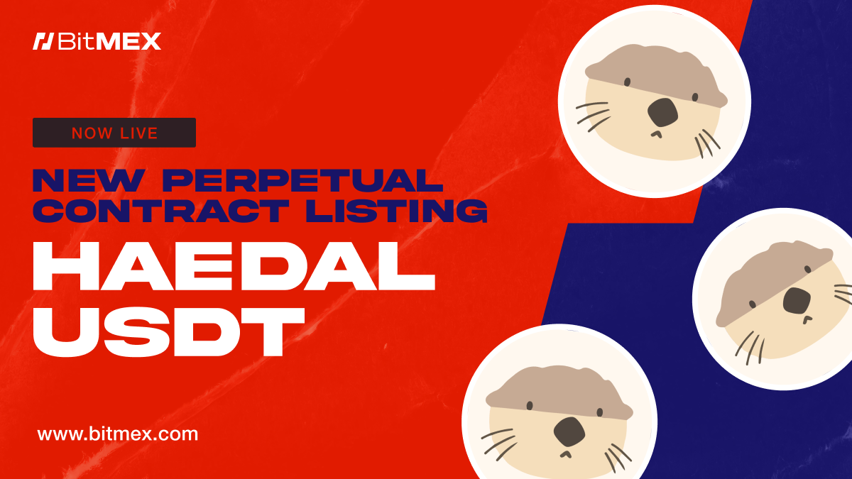 Now Live: HAEDALUSDT Perpetual Swap Listing With Up to 50x Leverage | BitMEX Blog