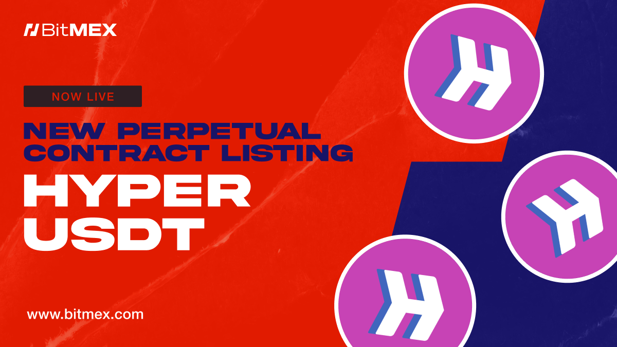 Now Live: HYPERUSDT Perpetual Swap Listing With Up to 50x Leverage | BitMEX Blog