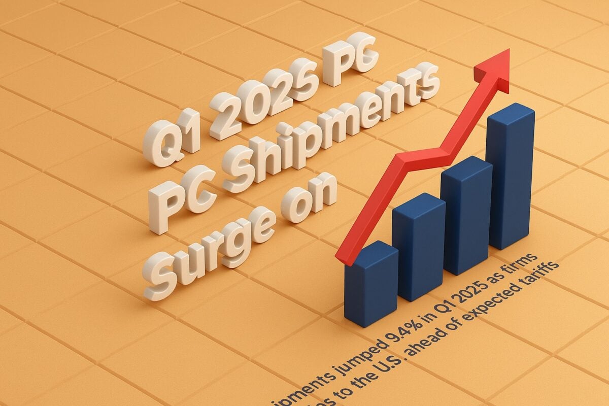 Q1 2025 Global PC Shipments Surge on Tariff Fears