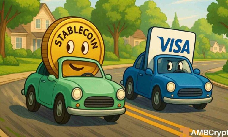 Stablecoins outpace Visa by $1T for the first time! – What this shift means