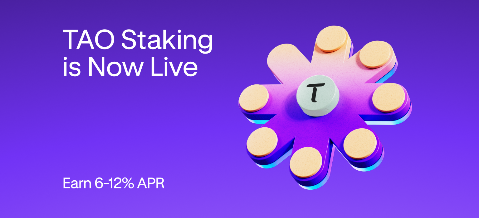 TAO staking is now live on Kraken – earn 6-12% APR