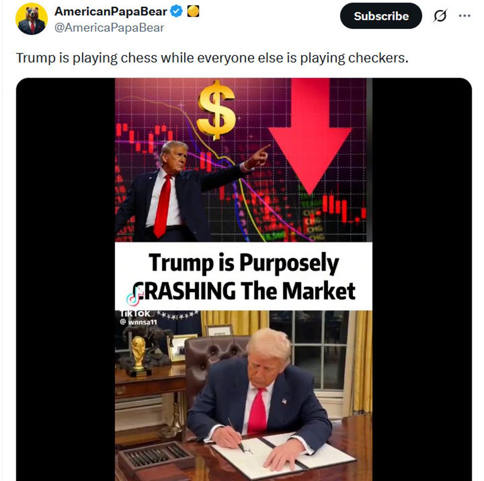 Trump writes that "my policies will never change" | Forexlive