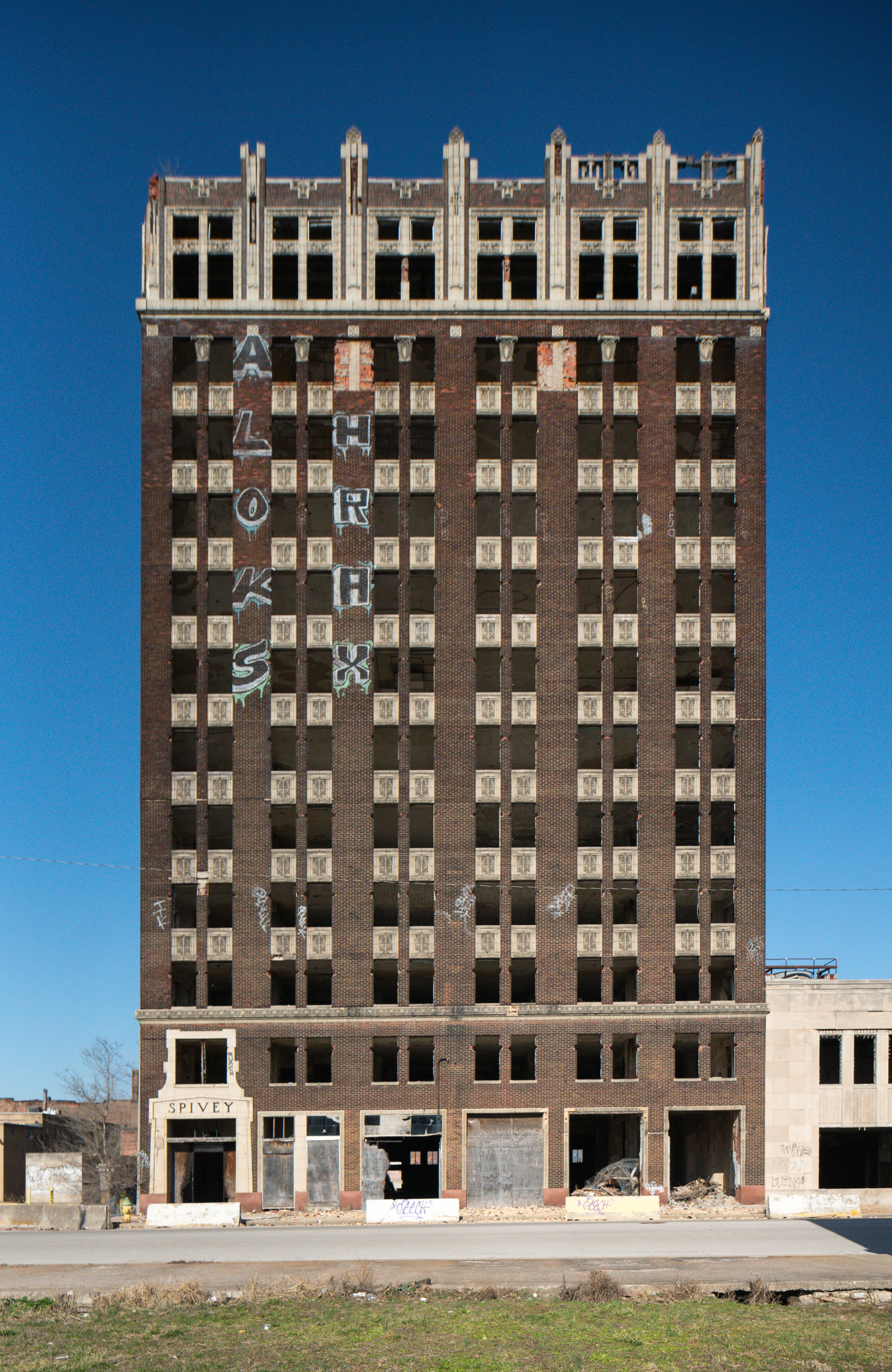2025 Most Endangered site Spivey Building in East St. Louis, Illinois. (Photo credit: Paul Morgan, paulmorganstudios.com)