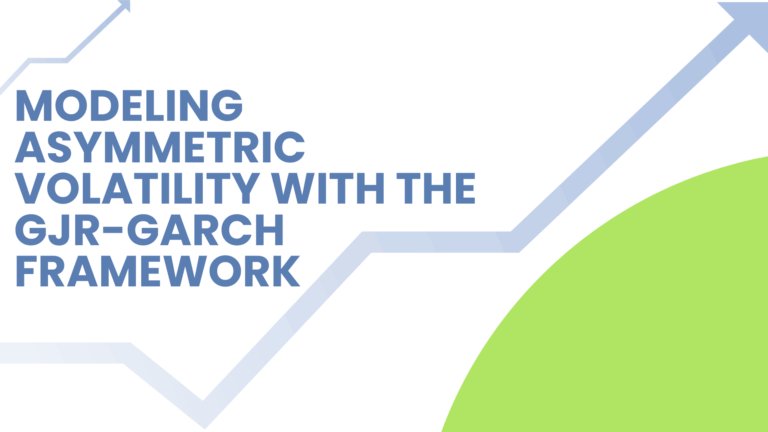 GARCH vs. GJR-GARCH Models in Python for Volatility Forecasting