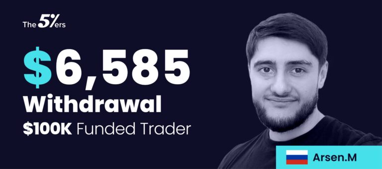 $100K Funded Trader Got Paid 5 times and Withdrew $6,585